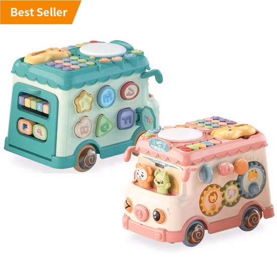 Wooden Xylophone Infant Musical for Baby Educational Montessori Toys Baby Multi-Functional 2 in 1music Instrument Toy