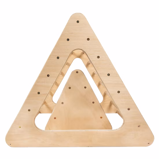 Cadre d'escalade en bois Montessori Triangle bébé jouets d'escalade