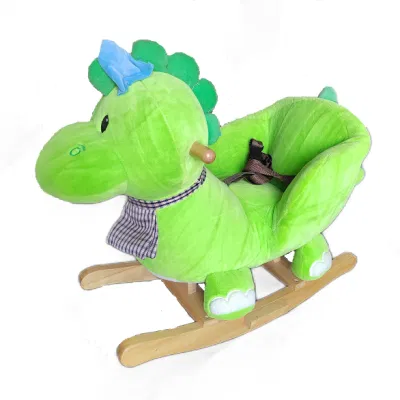 Commerce de gros peluche peluche chaise berçante cheval jouet pour enfants enfants