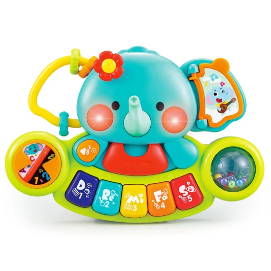 Nouveau gros jouet éducatif en plastique pour enfants cadeau bébé Piano jouets Musical éléphant clavier infantile apprentissage bébé produits jouet pour enfants Baby Toys