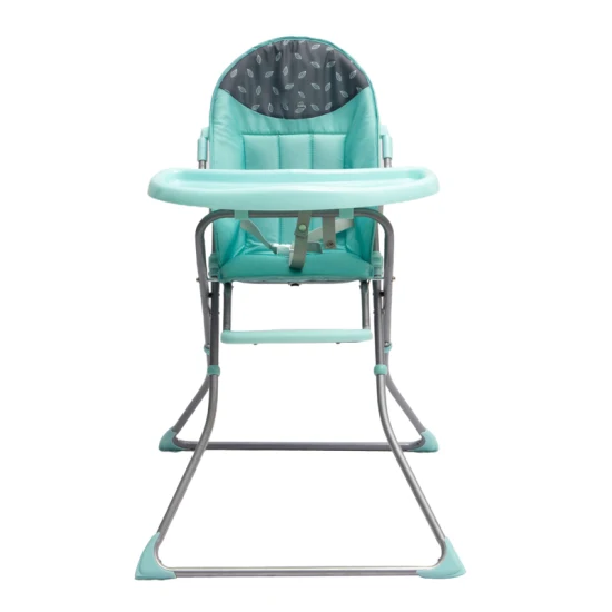 Chaises de salle à manger modernes en métal pour enfants, chaise haute réglable en plastique pour bébé, vert et rose, nouvelle collection 2023