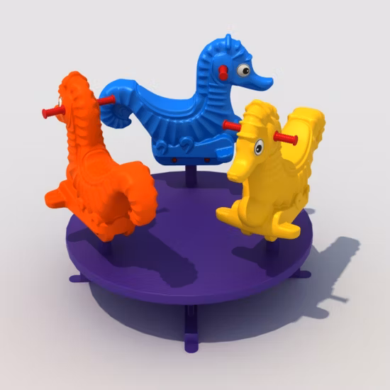 Cheval à bascule en plastique pour enfants